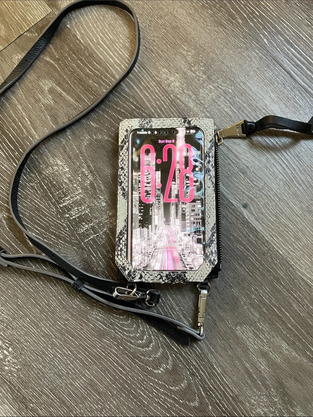 Aimee Kestenberg Out of Office Leather Phone Crossbody Bag